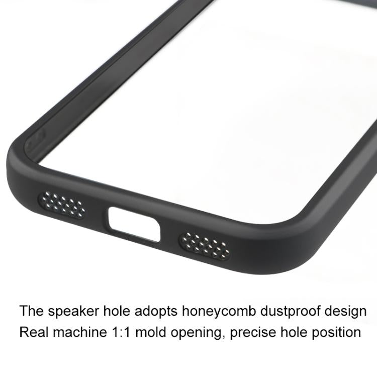 For Google Pixel 10 / 10 Pro Frosted TPU + Transparent PC Phone Case - Black