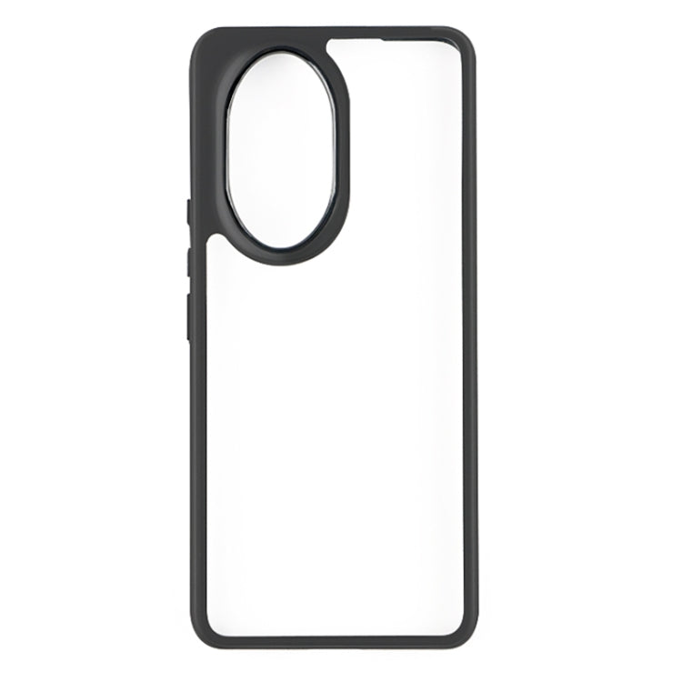 For Honor 200 Pro Frosted TPU + Transparent PC Phone Case - Transparent
