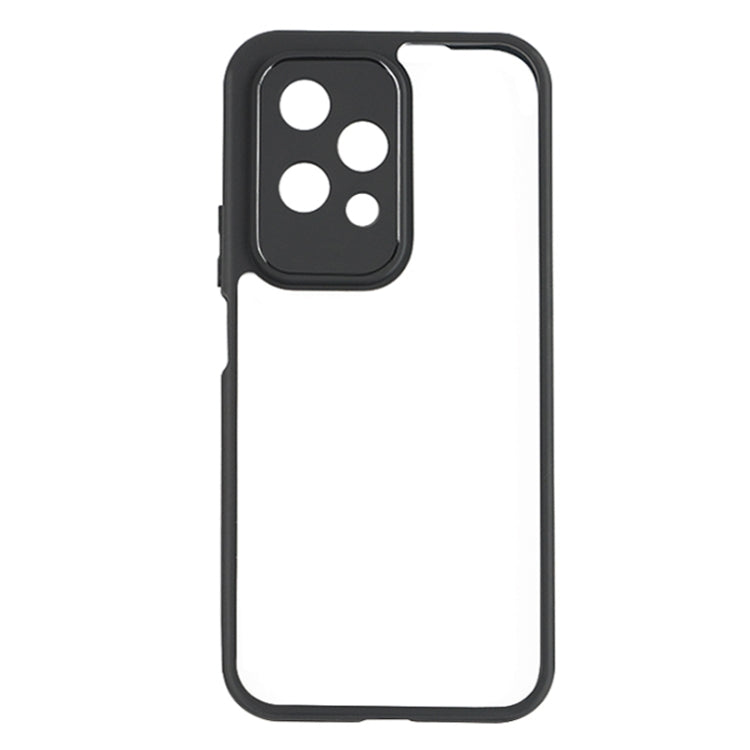 For Honor 200 Lite Global Frosted TPU + Transparent PC Phone Case - Transparent