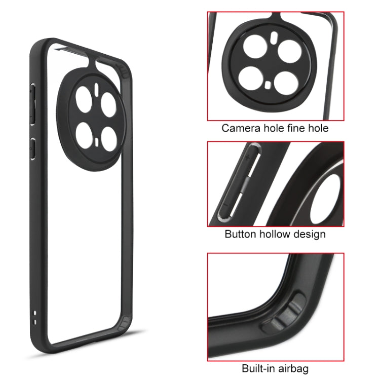 For Honor Magic7 Pro Frosted TPU + Transparent PC Phone Case - Transparent