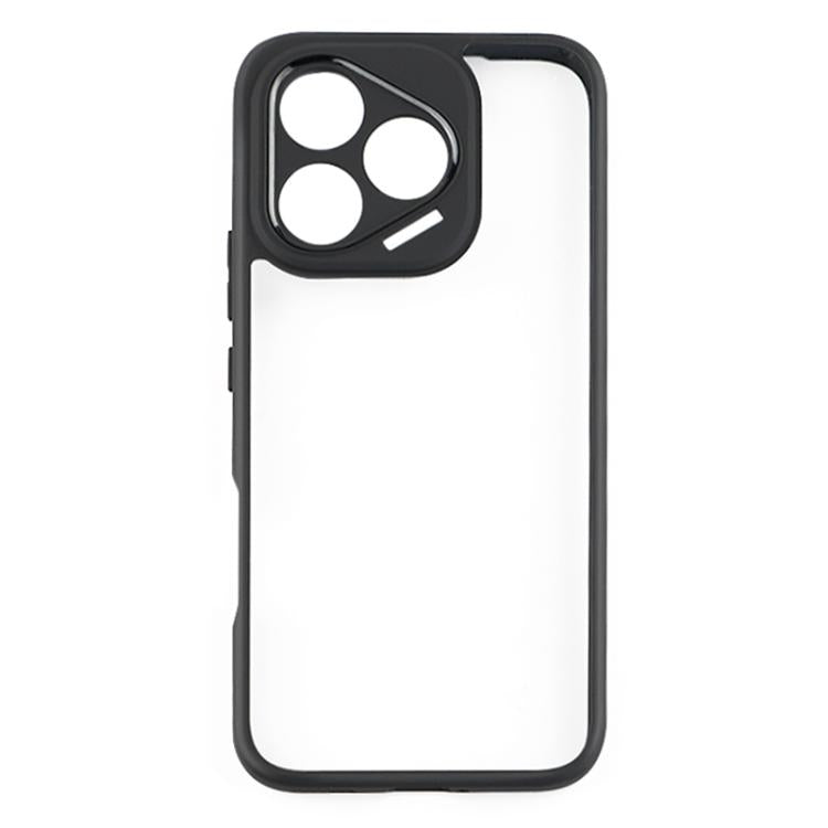 For Honor 400 Lite Global Frosted TPU + Transparent PC Phone Case - Transparent