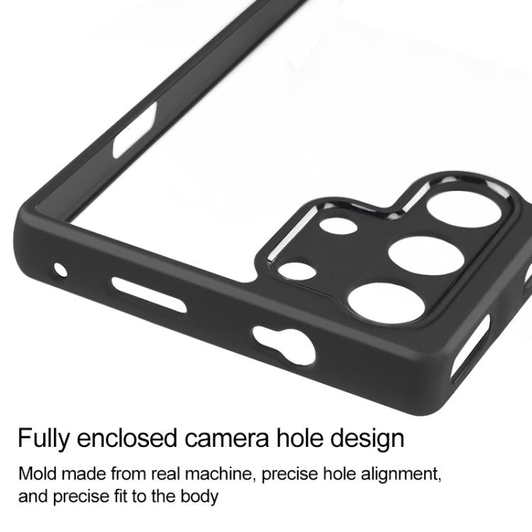 For ZTE nubia Red Magic 10 Pro / 10 Pro+ Frosted TPU + Transparent PC Phone Case - Transparent