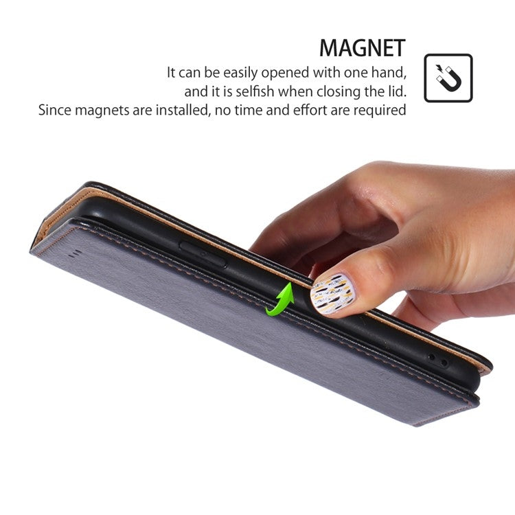 For vivo V30e 5G Global Gloss Oil Solid Color Magnetic Leather Phone Case