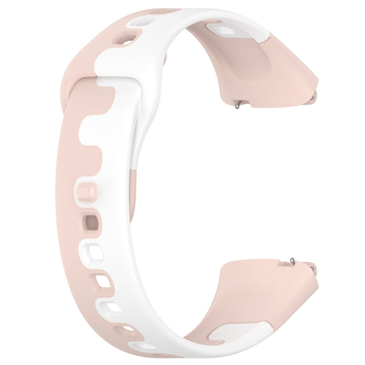 For Redmi Watch 3 Lite Stitching Two Color Silicone Watch Band