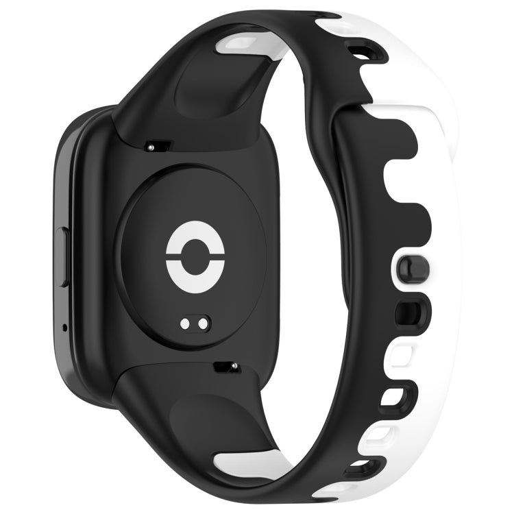 For Redmi Watch 3 Lite Stitching Two Color Silicone Watch Band