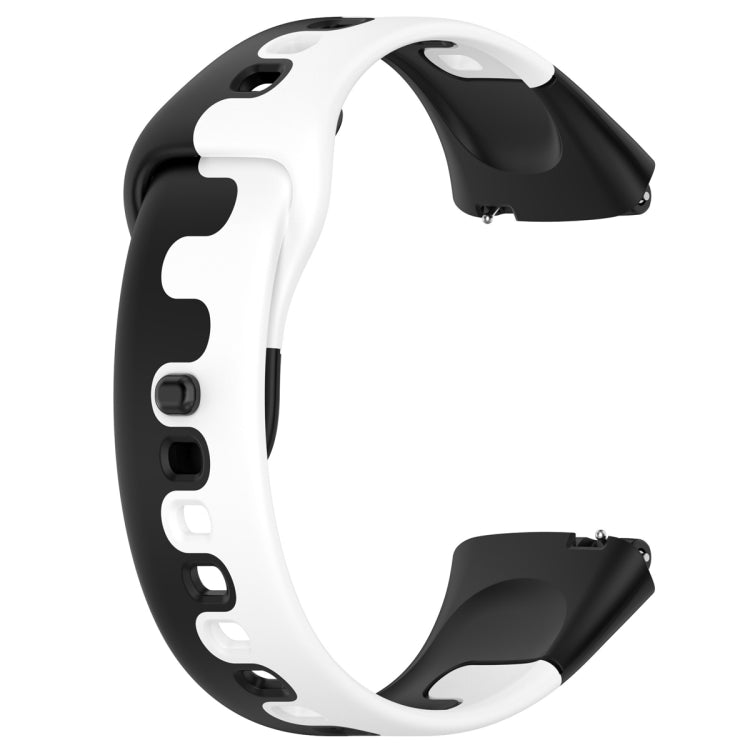 For Redmi Watch 3 Lite Stitching Two Color Silicone Watch Band