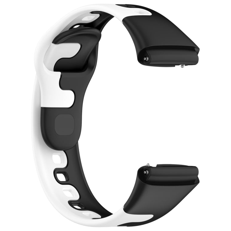 For Redmi Watch 3 Lite Stitching Two Color Silicone Watch Band