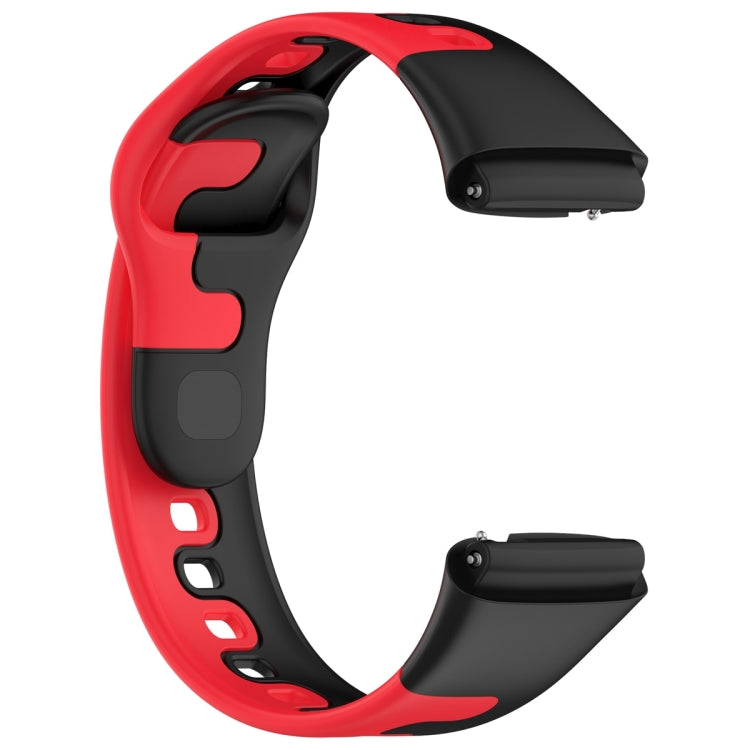 For Redmi Watch 3 Lite Stitching Two Color Silicone Watch Band