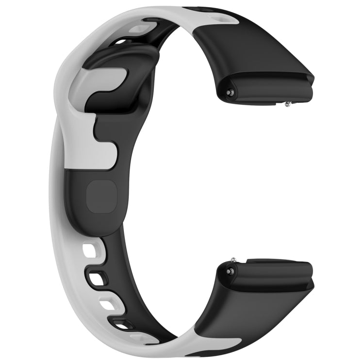 For Redmi Watch 3 Lite Stitching Two Color Silicone Watch Band
