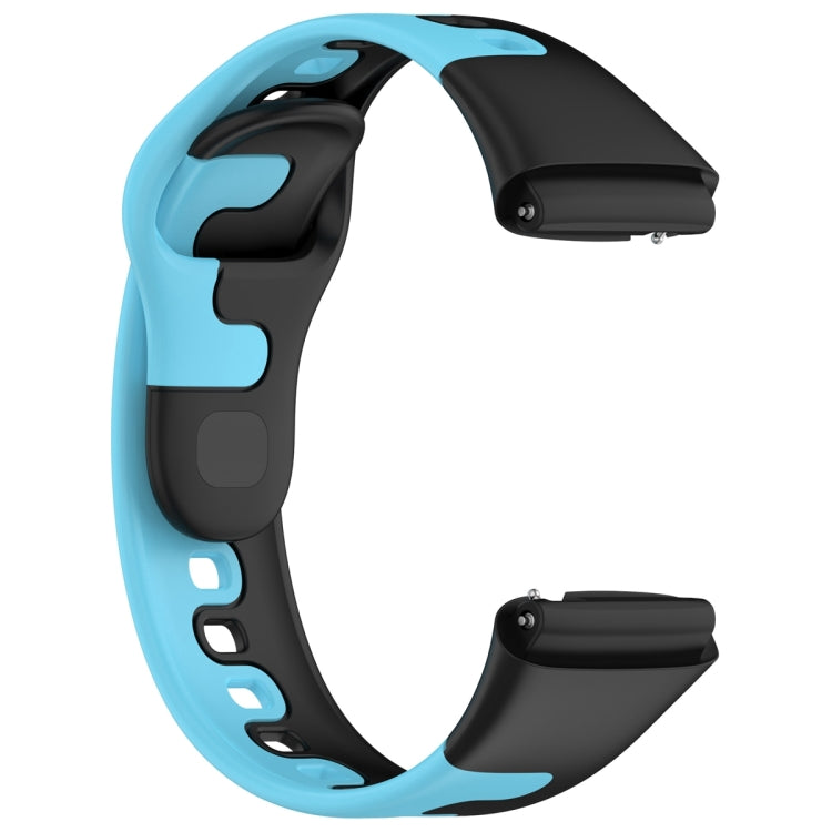For Redmi Watch 3 Lite Stitching Two Color Silicone Watch Band