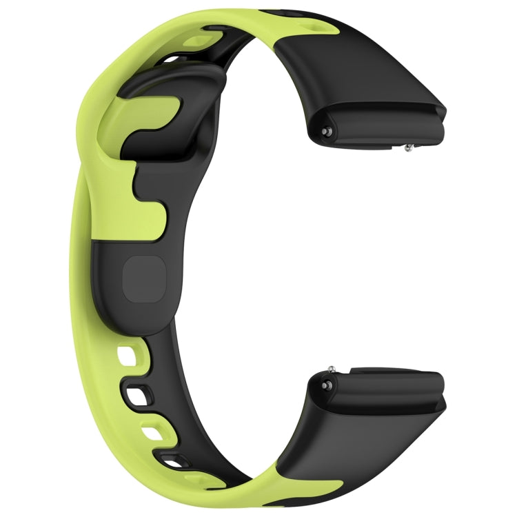 For Redmi Watch 3 Lite Stitching Two Color Silicone Watch Band