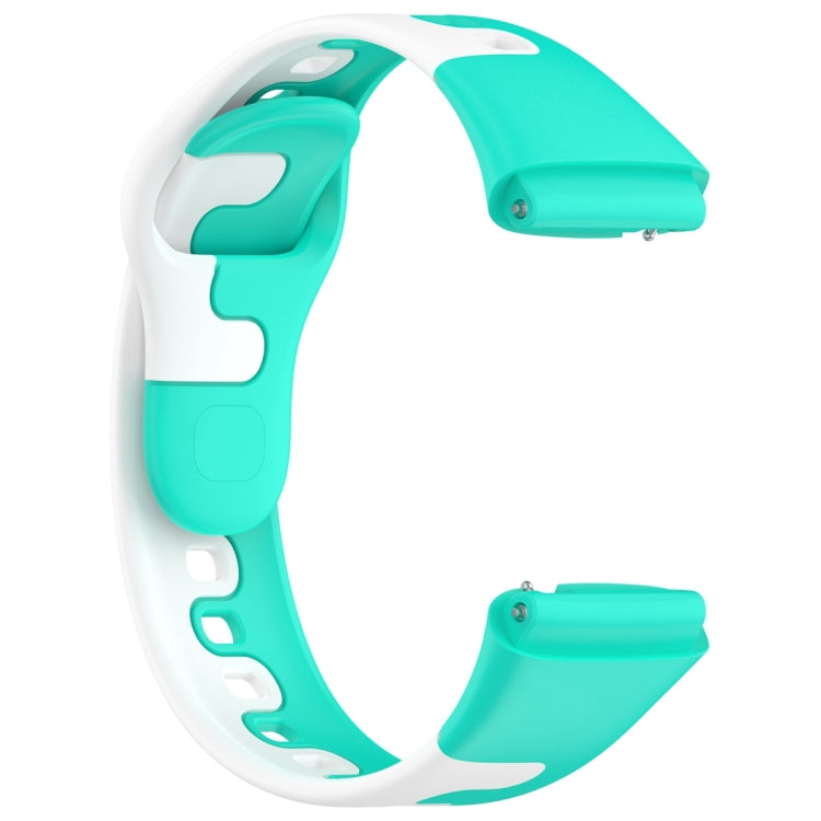 For Redmi Watch 3 Lite Stitching Two Color Silicone Watch Band