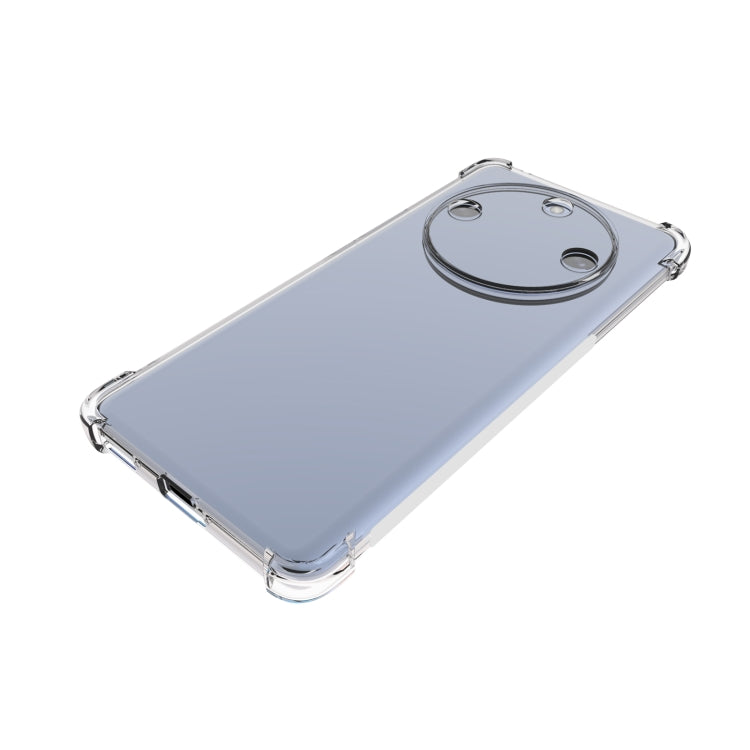 For Honor X50 Shockproof Non-slip Thickening TPU Phone Case(Transparent)