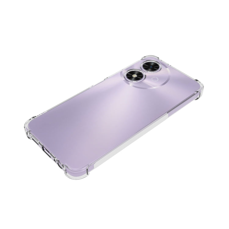 For Honor Play 50 / Play 50M 5G Shockproof Non-slip Thickening TPU Phone Case - Transparent