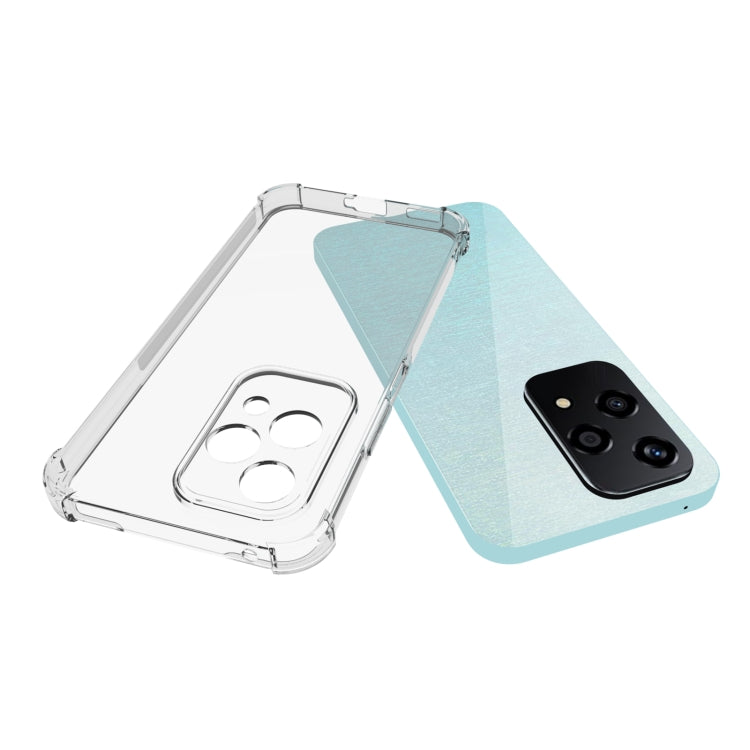 For Honor 200 Lite Global Shockproof Non-slip Thickening TPU Phone Case - Transparent