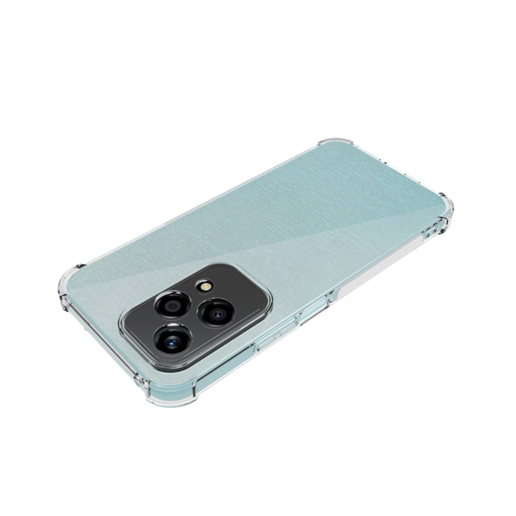For Honor 200 Lite Global Shockproof Non-slip Thickening TPU Phone Case - Transparent