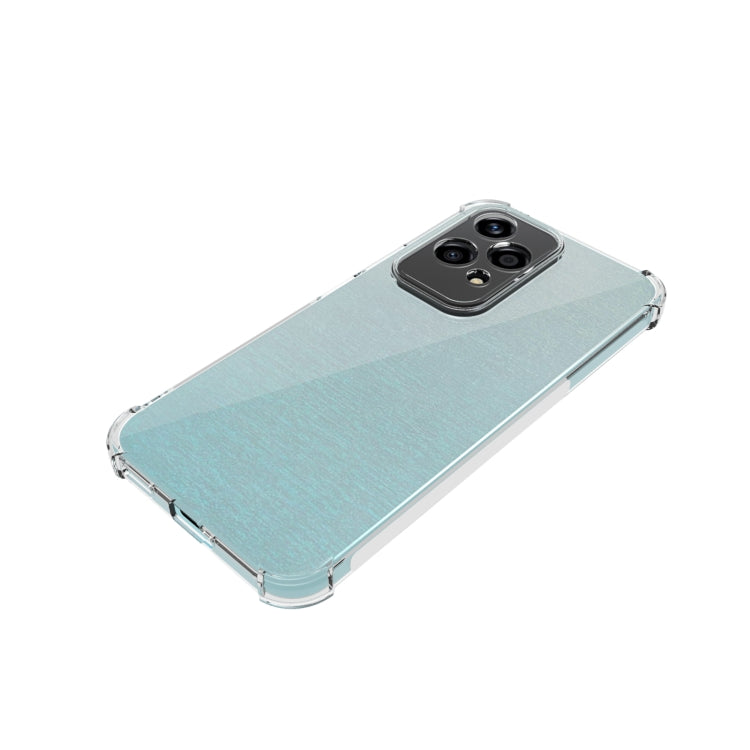 For Honor 200 Lite Global Shockproof Non-slip Thickening TPU Phone Case - Transparent