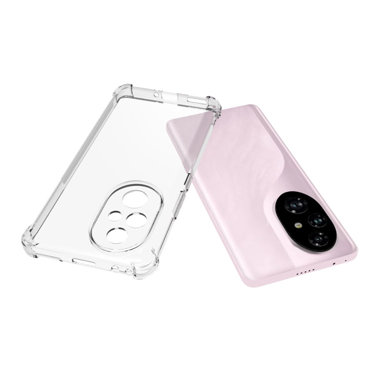 For Honor 200 Pro Shockproof Non-slip Thickening TPU Phone Case - Transparent