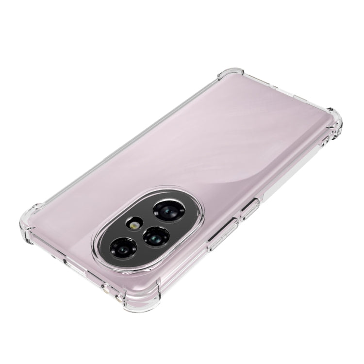 For Honor 200 Pro Shockproof Non-slip Thickening TPU Phone Case - Transparent