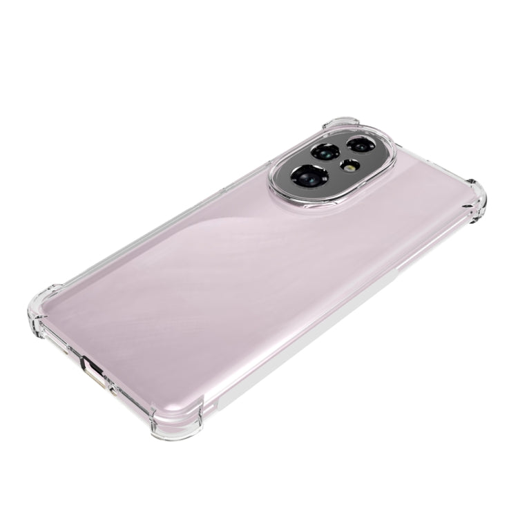 For Honor 200 Pro Shockproof Non-slip Thickening TPU Phone Case - Transparent