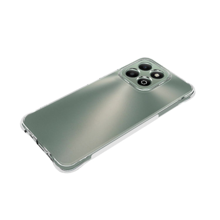 For Honor X6b Shockproof Non-slip Thickening TPU Phone Case - Transparent