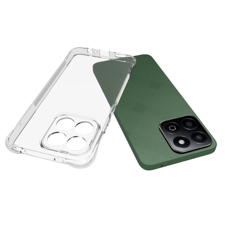 For Honor 200 Smart Shockproof Non-slip Thickening TPU Phone Case - Transparent