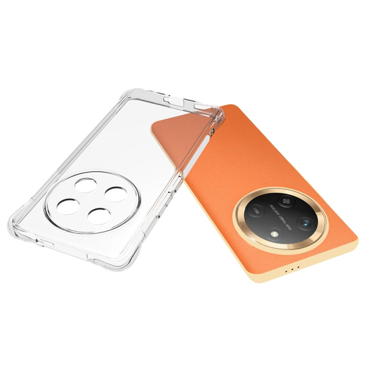 For Honor X60 Pro Shockproof Non-slip Thickening TPU Phone Case - Transparent