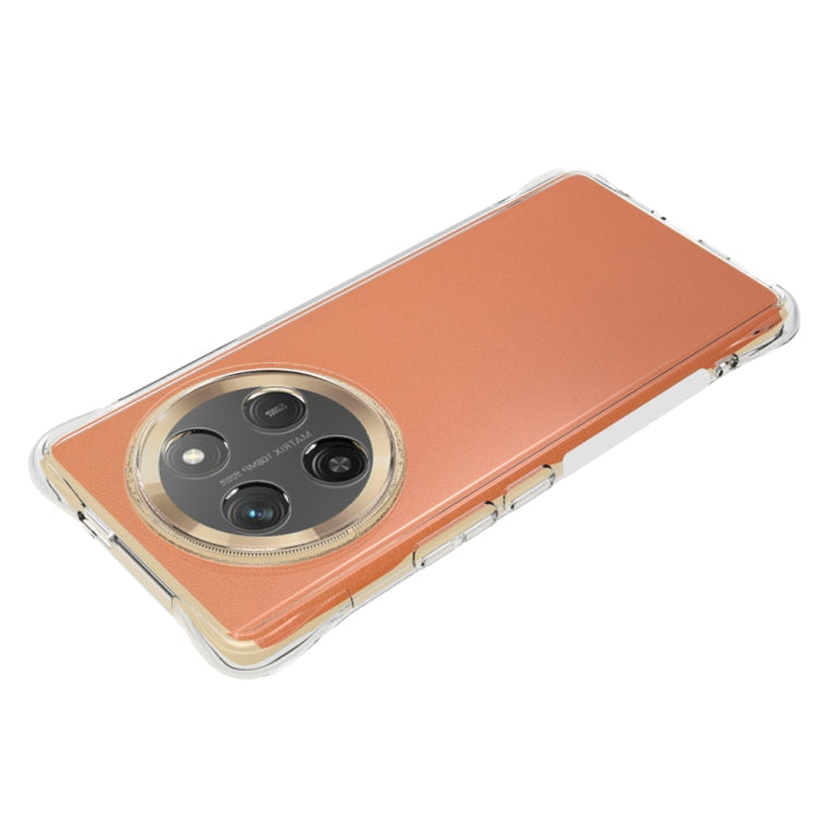 For Honor X60 Pro Shockproof Non-slip Thickening TPU Phone Case - Transparent