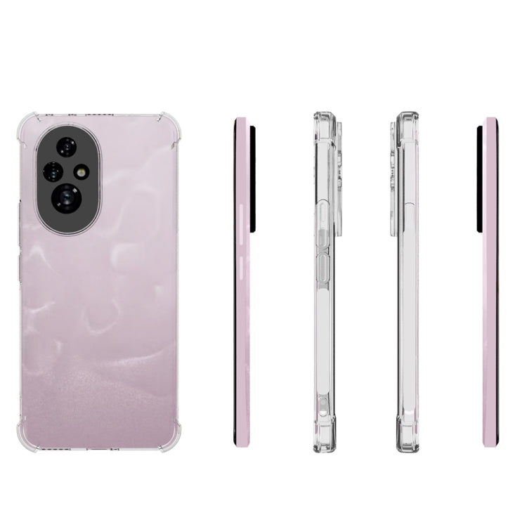 For Honor 200 Shockproof Non-slip Thickening TPU Phone Case - Transparent
