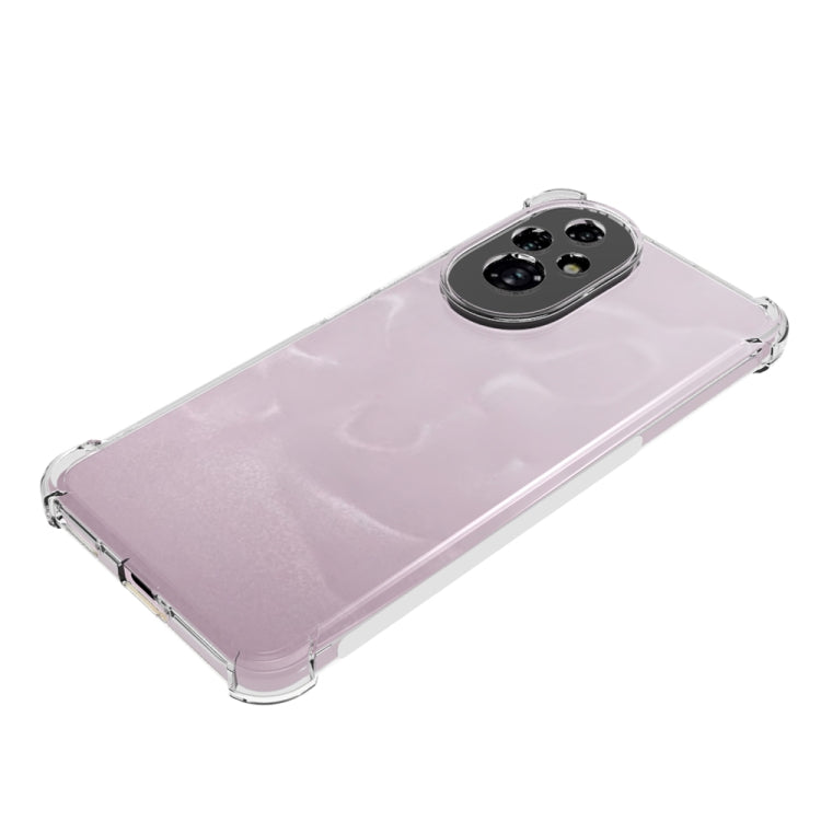 For Honor 200 Shockproof Non-slip Thickening TPU Phone Case - Transparent
