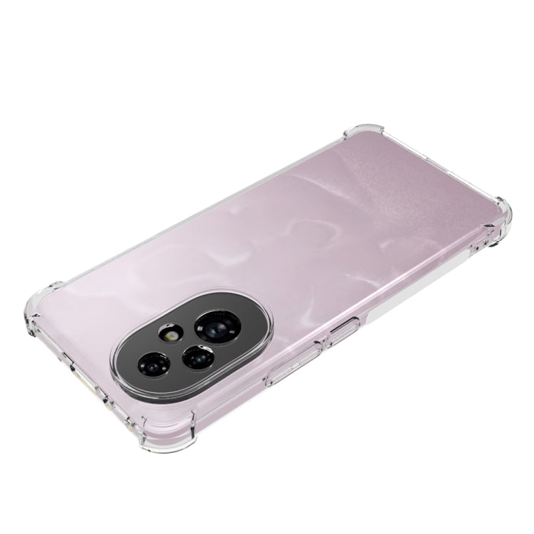 For Honor 200 Shockproof Non-slip Thickening TPU Phone Case - Transparent