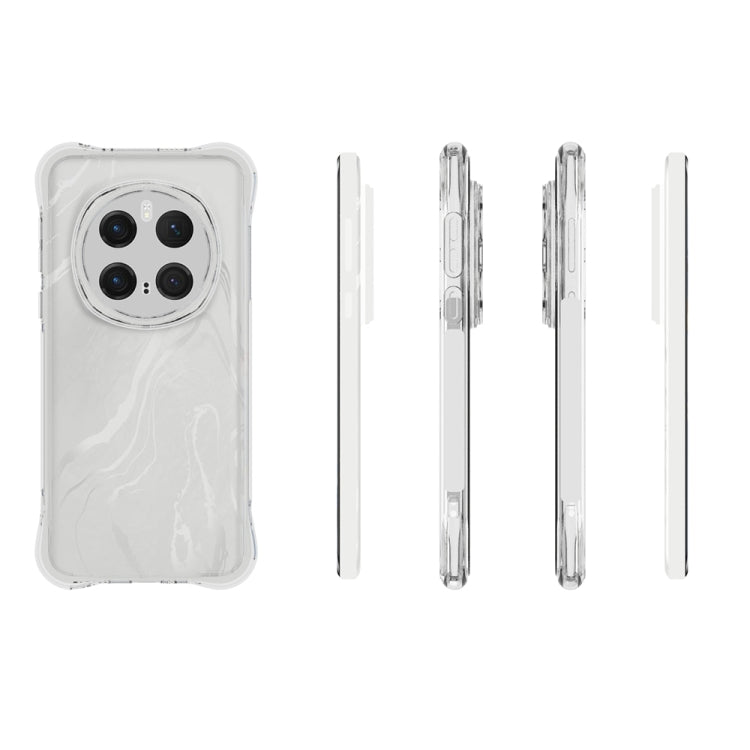 For Honor Magic7 Pro 5G Shockproof Non-slip Thickening TPU Phone Case - Transparent