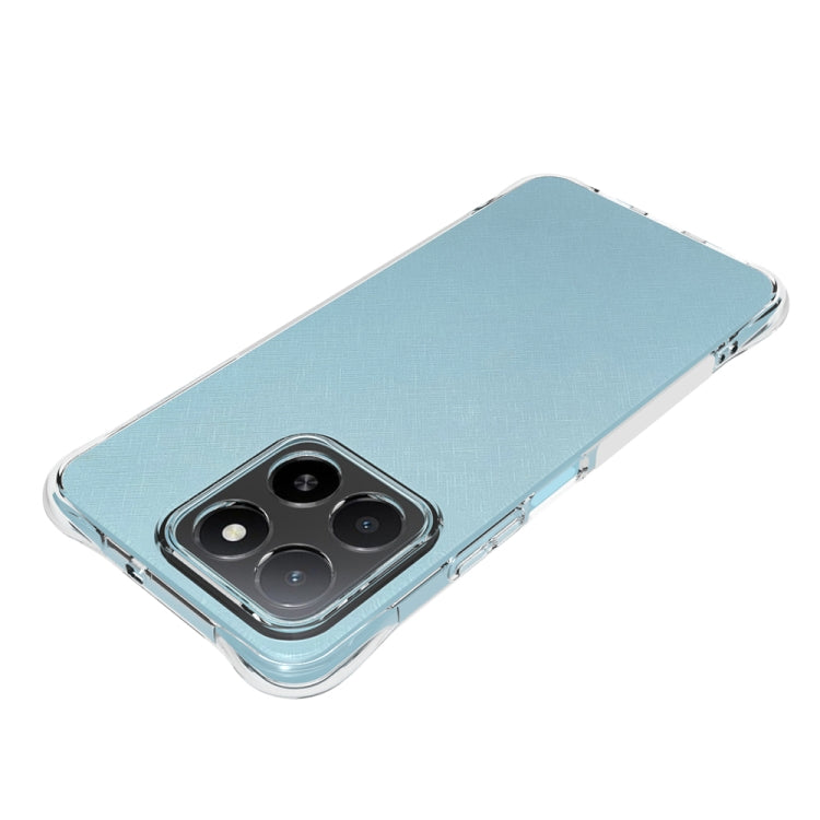 For Honor X5b / X5b Plus Shockproof Non-slip Thickening TPU Phone Case - Transparent