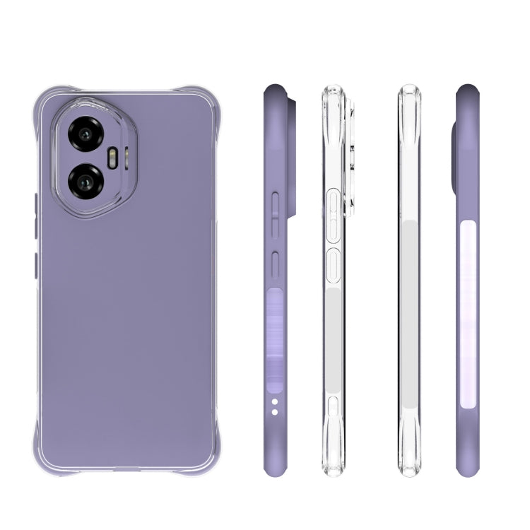 For Honor 300 Shockproof Non-slip Thickening TPU Phone Case - Transparent