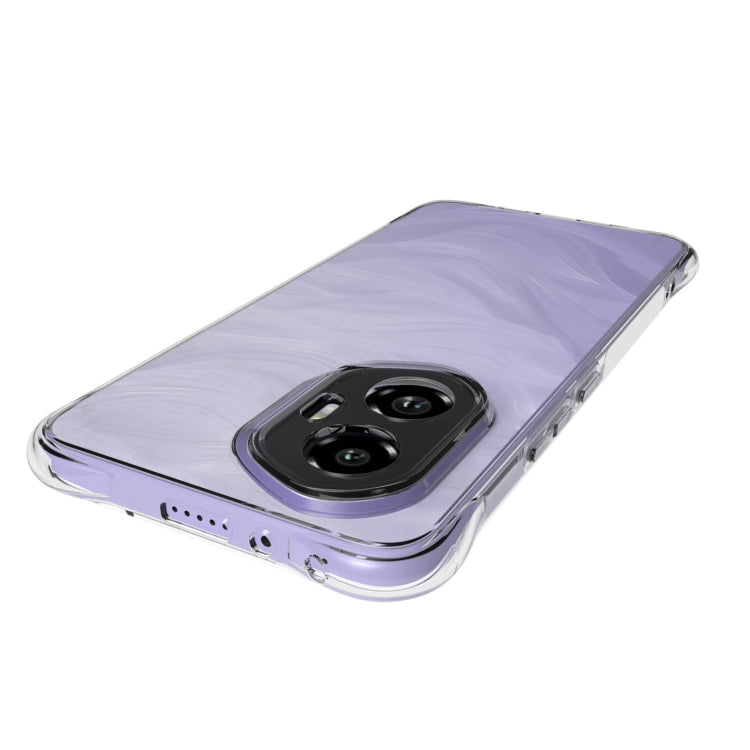 For Honor 300 Shockproof Non-slip Thickening TPU Phone Case - Transparent