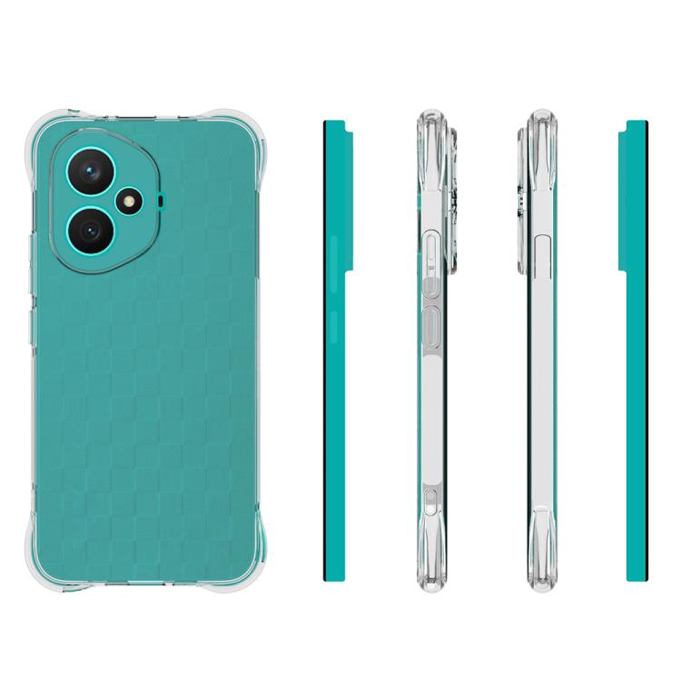 For Honor 400 Global 156.5mm Shockproof Non-slip Thickening TPU Phone Case - Transparent