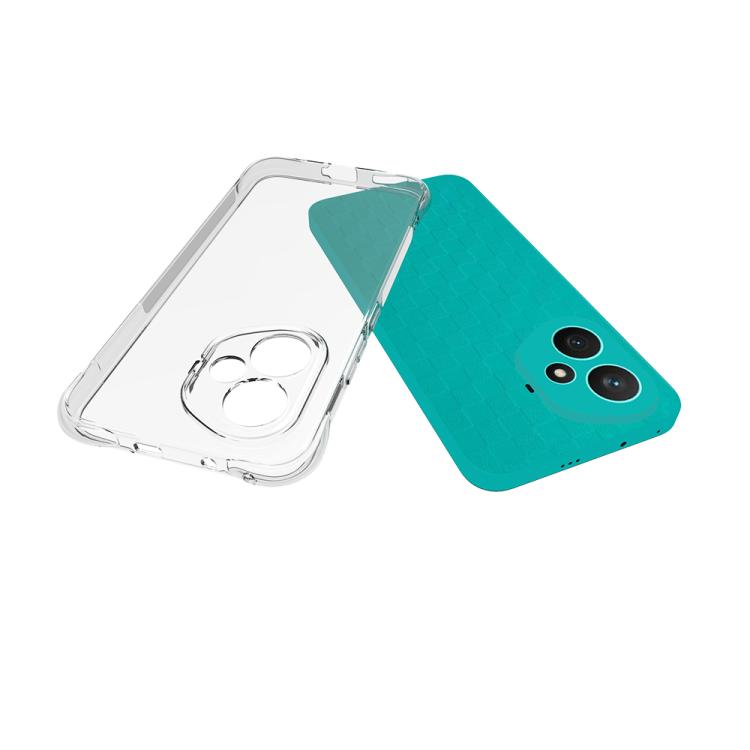For Honor 400 Global 156.5mm Shockproof Non-slip Thickening TPU Phone Case - Transparent