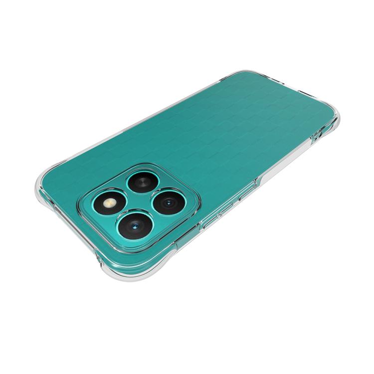 For Honor X8c 4G Shockproof Non-slip Thickening TPU Phone Case - Transparent