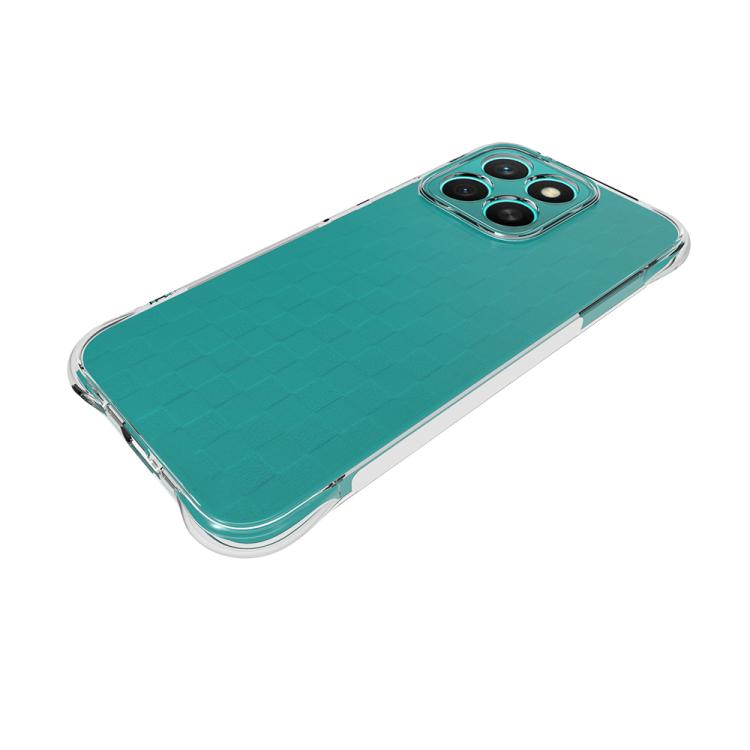 For Honor X8c 4G Shockproof Non-slip Thickening TPU Phone Case - Transparent