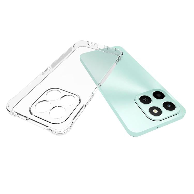 For Honor X6c 4G Shockproof Non-slip Thickening TPU Phone Case - Transparent