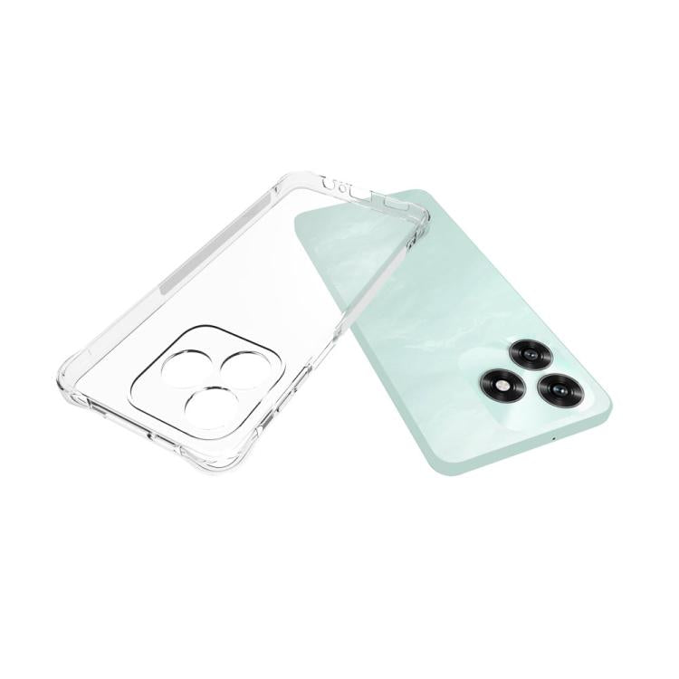 For Honor X5c / X5c Plus / Play10A 4G Shockproof Non-slip Thickening TPU Phone Case - Transparent