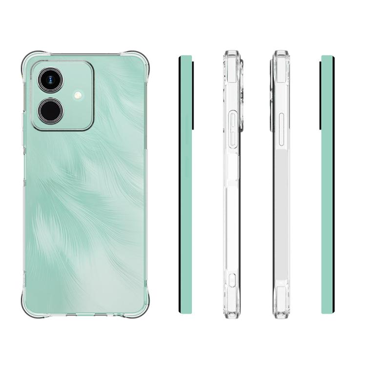 For Honor Play10 4G Shockproof Non-slip Thickening TPU Phone Case - Transparent