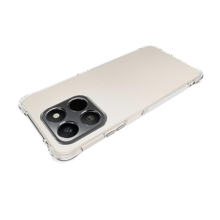 For Honor 400 Smart / X7d 5G / 4G Shockproof Non-slip Thickening TPU Phone Case - Transparent