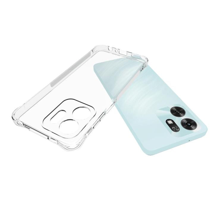 For Honor Play 60A 5G Shockproof Non-slip Thickening TPU Phone Case - Transparent