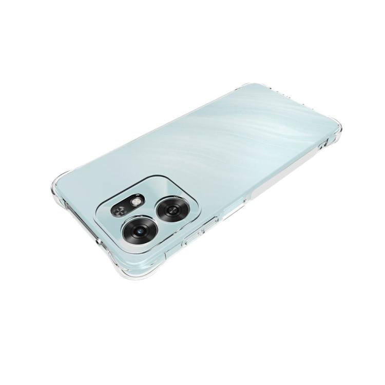 For Honor Play 60A 5G Shockproof Non-slip Thickening TPU Phone Case - Transparent