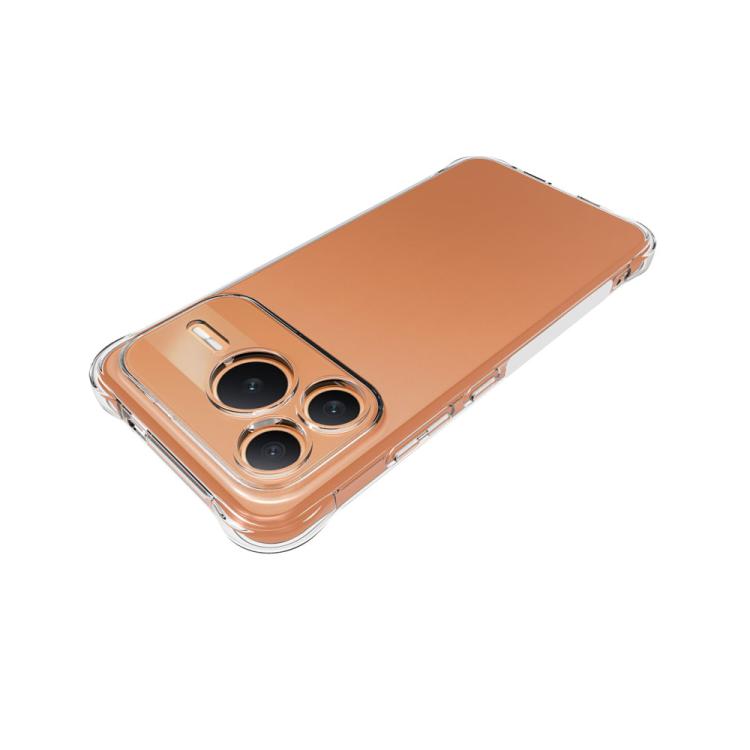 For Honor Power2 5G Shockproof Non-slip Thickening TPU Phone Case - Transparent