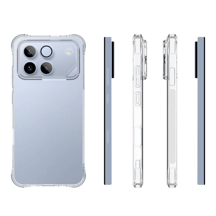 For Honor Win 5G Shockproof Non-slip Thickening TPU Phone Case - Transparent