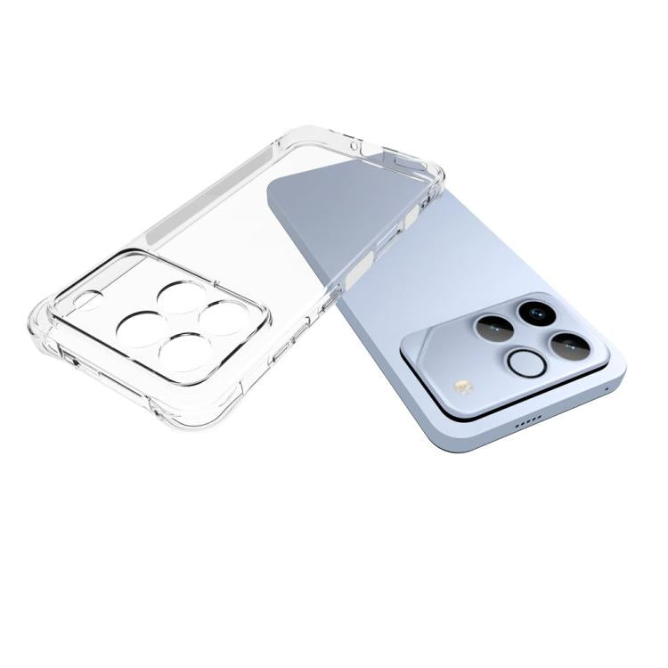 For Honor Win 5G Shockproof Non-slip Thickening TPU Phone Case - Transparent