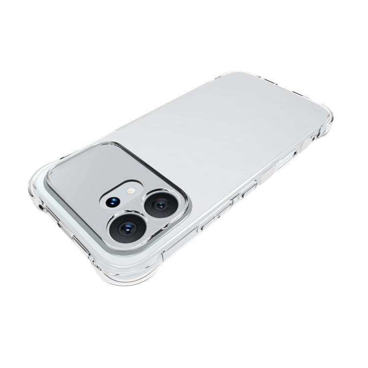 For Honor 600 Global Shockproof Non-slip Thickening TPU Phone Case - Transparent