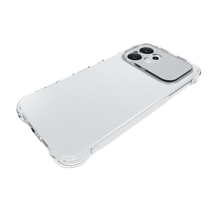 For Honor 600 Global Shockproof Non-slip Thickening TPU Phone Case - Transparent